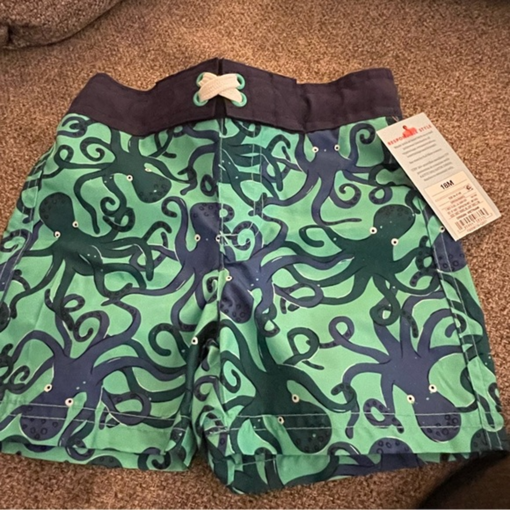 Cat & Jack boys‎ octopus swim trunks
